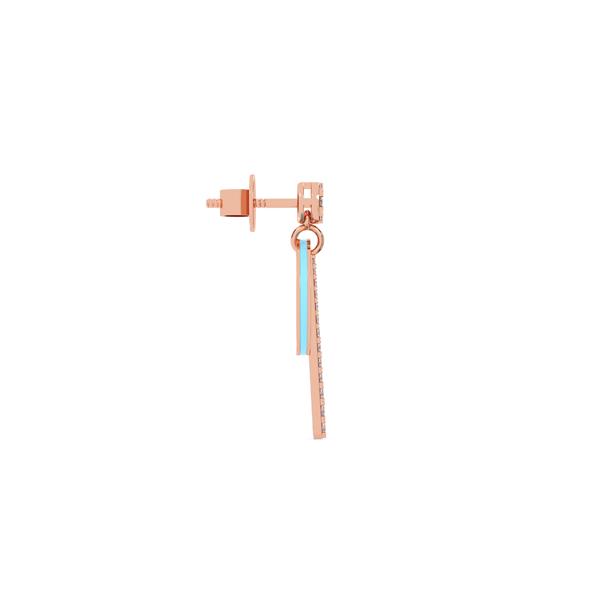 Fancy Open Circle Drop Earrings For Women